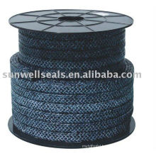 Carbon fiber packing with PTFE